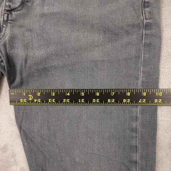 Rag and Bone jeans Slim men's 31 gray denim distressed button fly - Picture 8 of 12